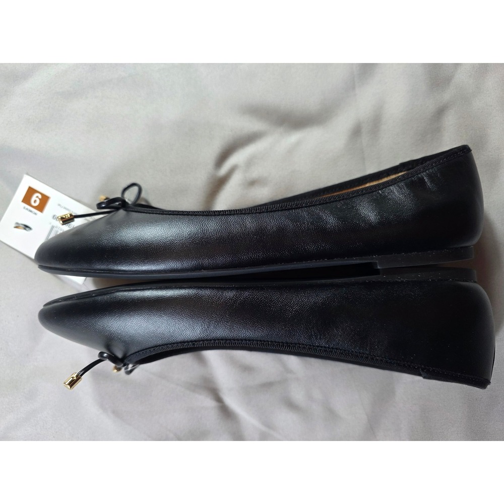 Ted Baker Ballet Flats Women Size 9 Black Leather Bow Detail 1967199 NEW - Picture 7 of 9